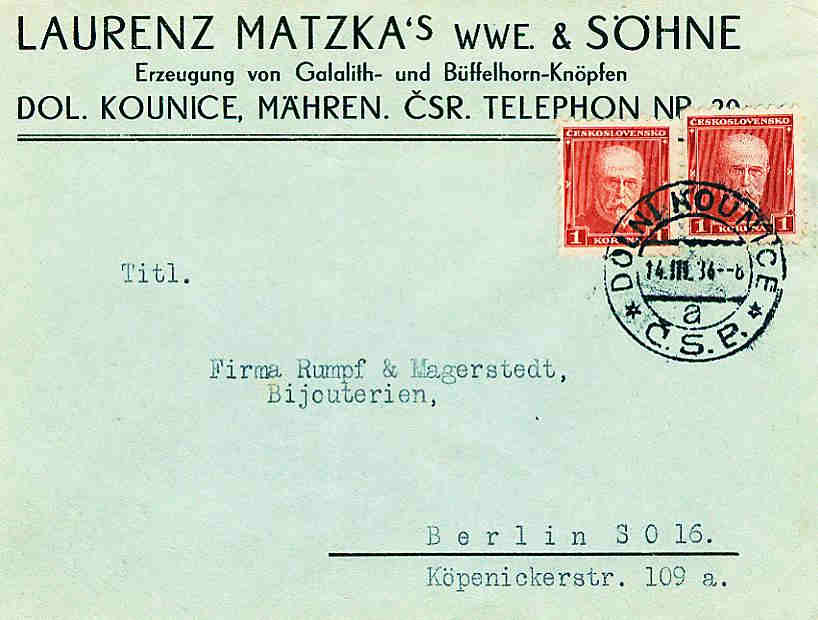 Briefkouvert Köpenicker Str. 109a