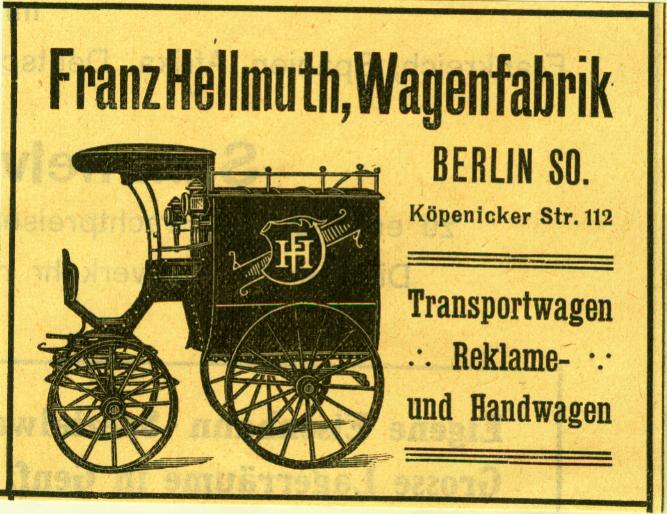 Wagenfabrik Franz Hellmuth