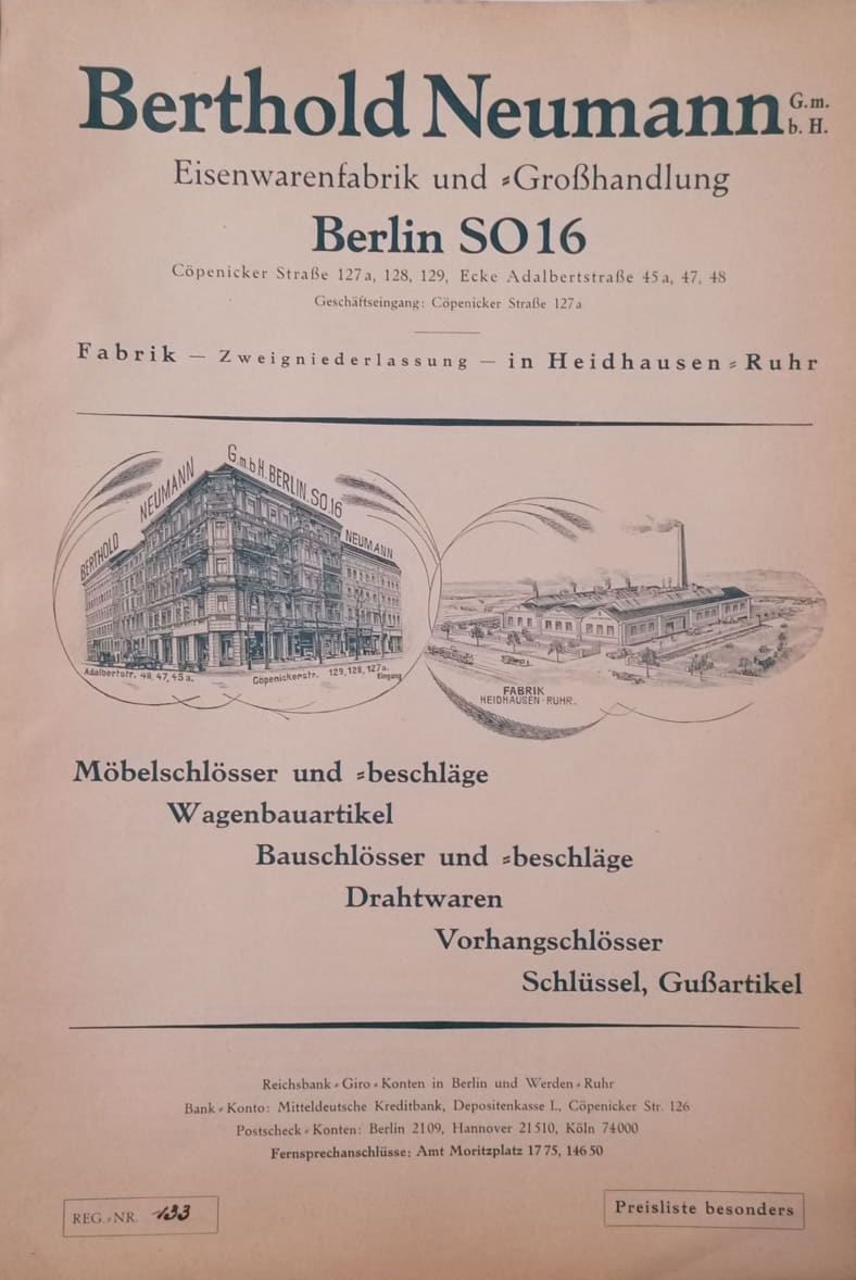 Katalog Berthold Neumann